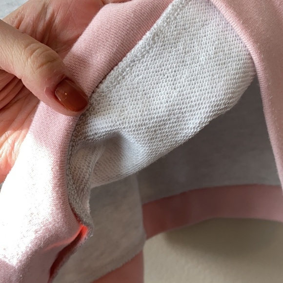 Time & True Escape the Ordinary Crew Neck Gray Pink & Yellow sz L - Picture 7 of 8